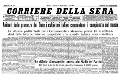 Italia 1934, il dovere compiuto