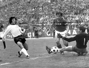 1972: Wimmer segna il 2-0 all'URSS