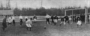 Francia-Svizzera, incontro internazionale del 1905: la Svizzera è affiliata alla FIFA dal 1904