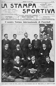1908 il torino al torneo della stampa sportiva
