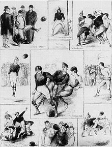Un'illustrazione della partita internazionale Scozia-Inghilterra (30/11/1872) (da wikipedia)