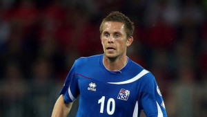 Gylfi Sigurðsson, centrocampista islandese dello Swansea City autore della doppietta che ha affossato l'Olanda