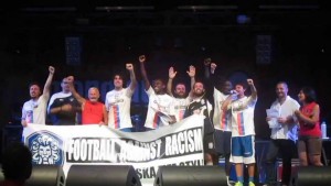 Premiazione ai Mondiali Antirazzisti 2013